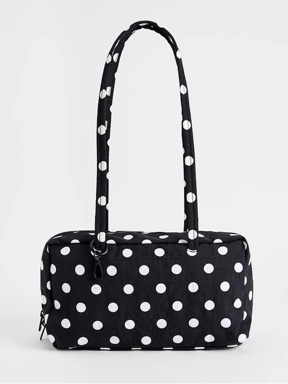BAGGU Regular Black & White Polka Dot Bowler